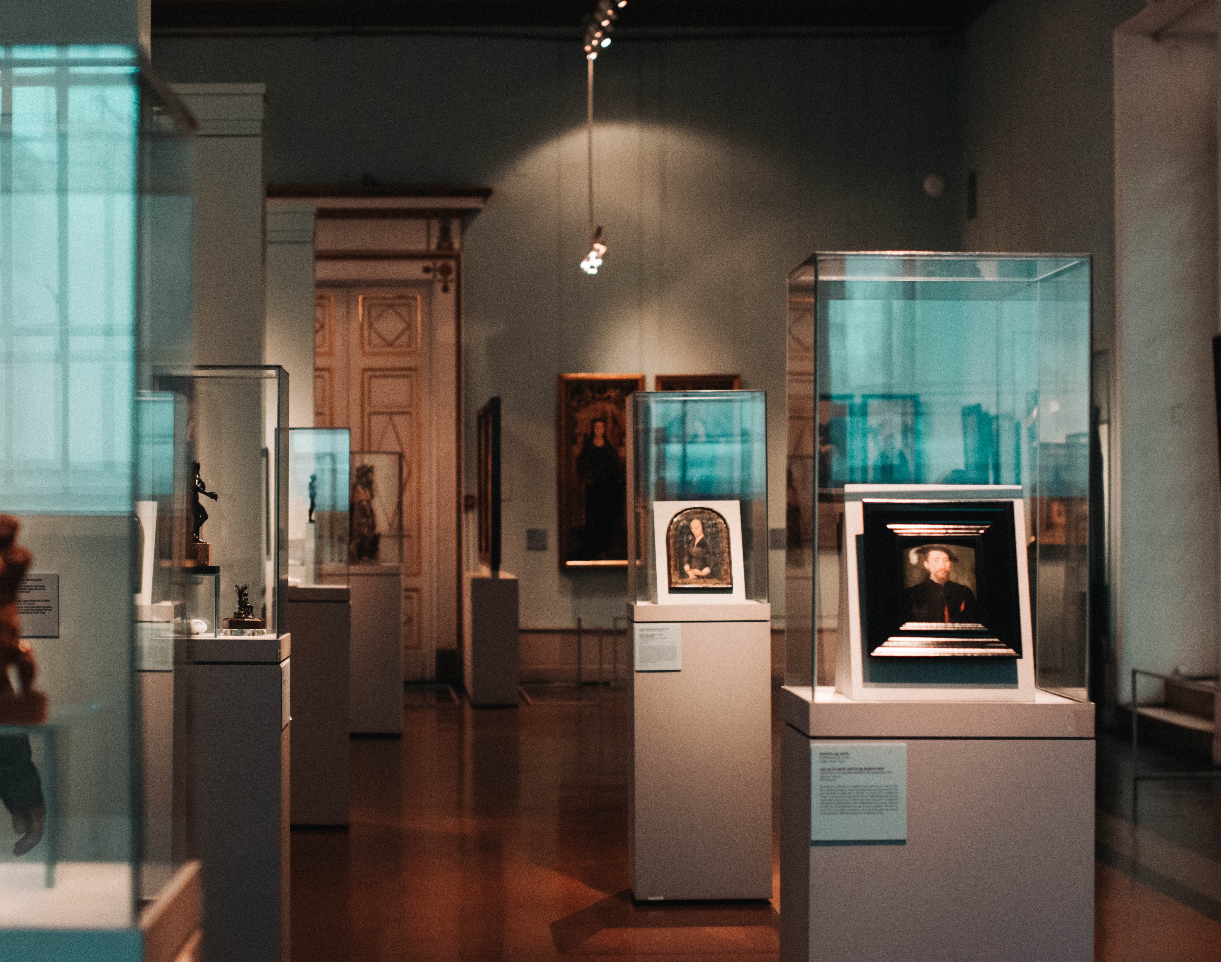 A view into a museum exhibit