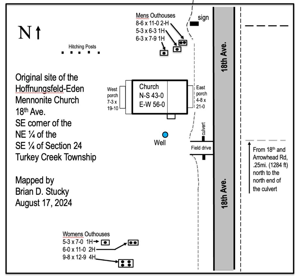 Hoff-Eden Mennonite Church map